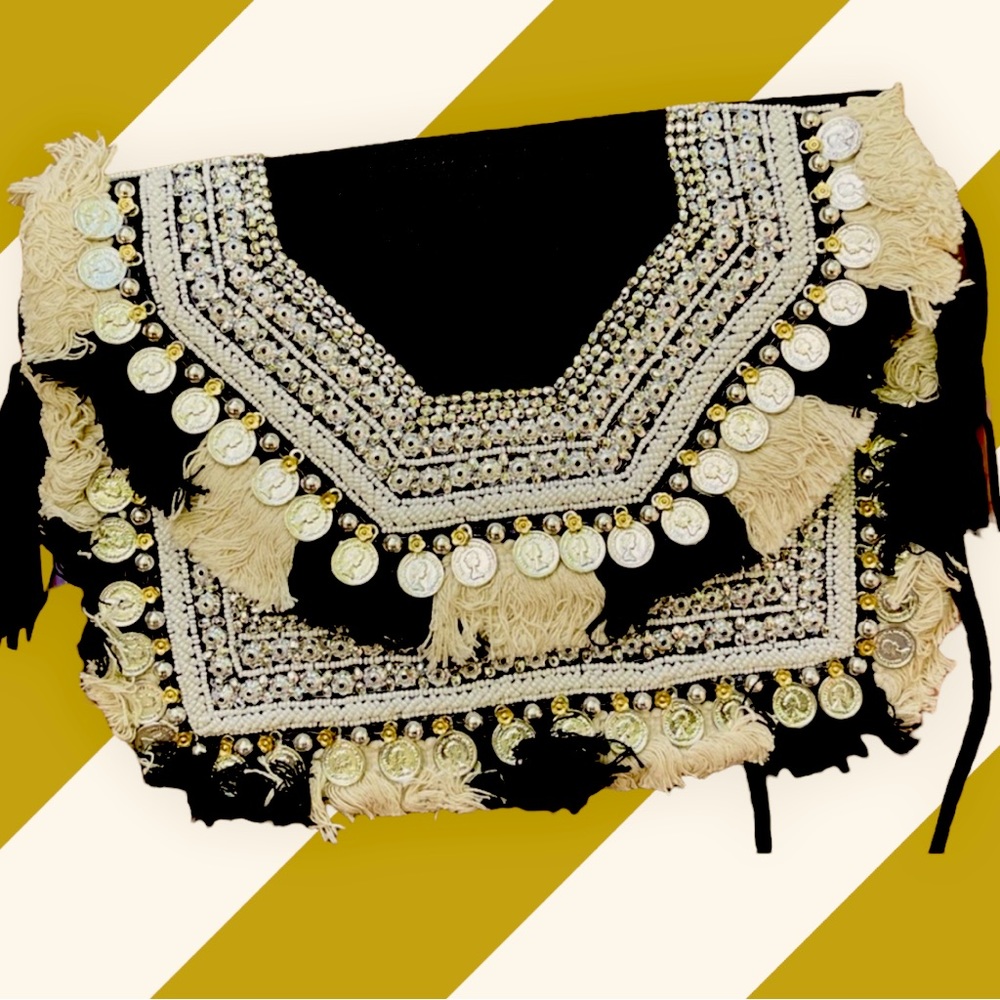 ⬇️💲NEW Embroidered Crossbody Boho Banjara Sling Bag - Picture 1 of 4
